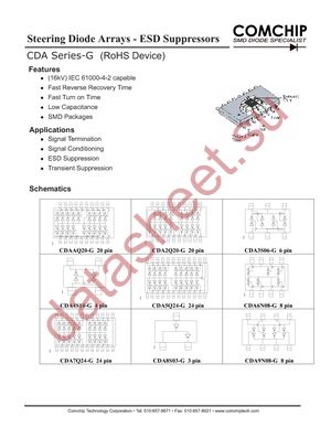 CDA3S06-G datasheet  